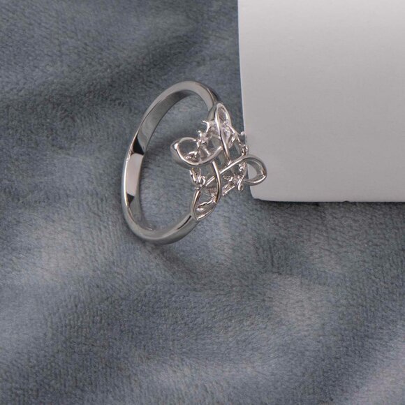 Sterling Silver Witches Knot Ring Celtic Women Jewelry Gift Protection - Picture 5 of 6